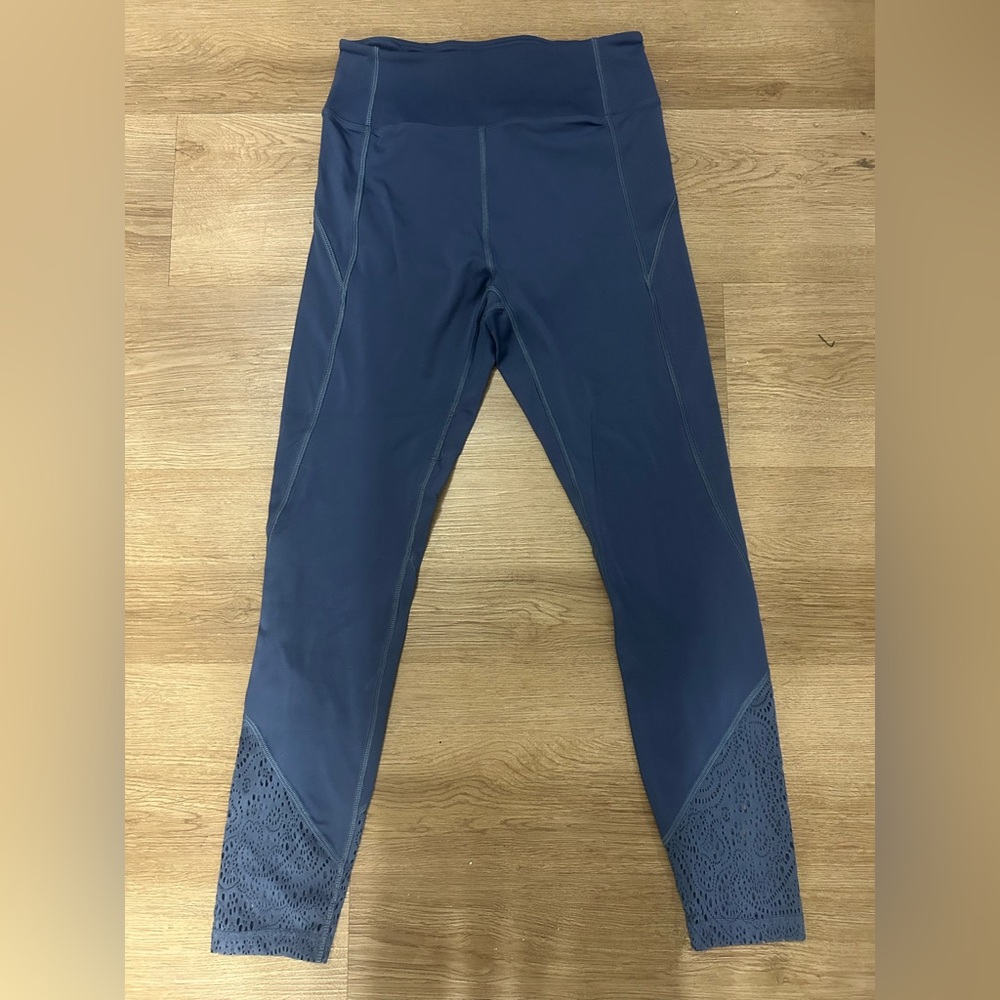 PINK Victoria’s Secret Butter Soft Lace Leggings - Slate Blue (S) 0191